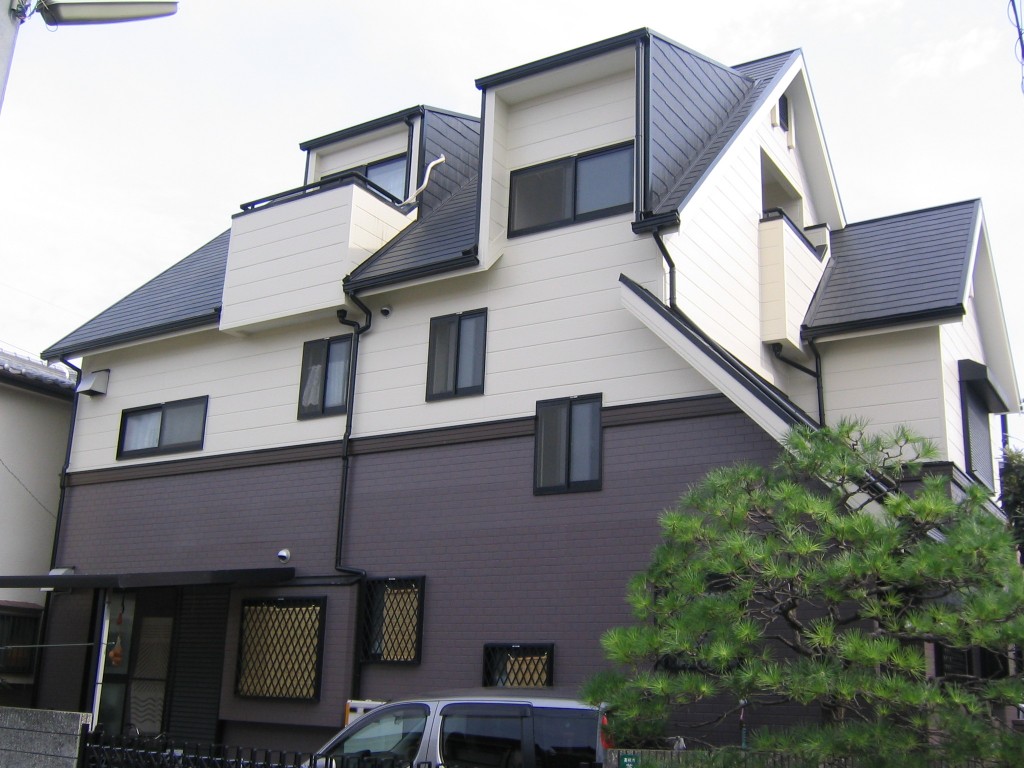 大阪府高槻市　Ｎ様邸　外壁・屋根塗装工事