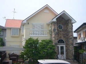 吹田市K邸　外壁・屋根塗装の施工事例画像