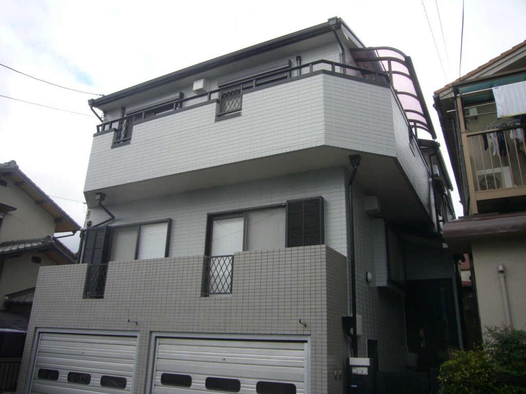 茨木市H邸　外壁シリコン塗装・カラーベスト屋根塗装