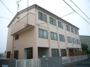 S様ビル　外壁シリコン塗装工事の施工事例画像