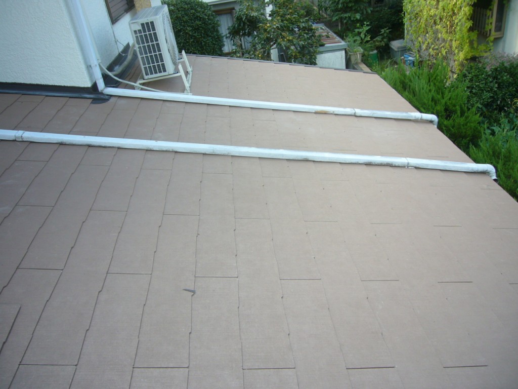 屋根　カラーベストから遮熱カラーベストに葺き替え