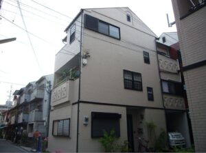 箕面市　外壁シリコン、シーリング打ちの施工事例画像