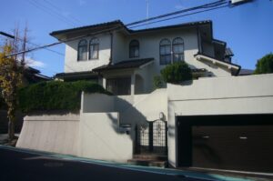 神戸市　外壁シリコン塗装工事の施工事例画像