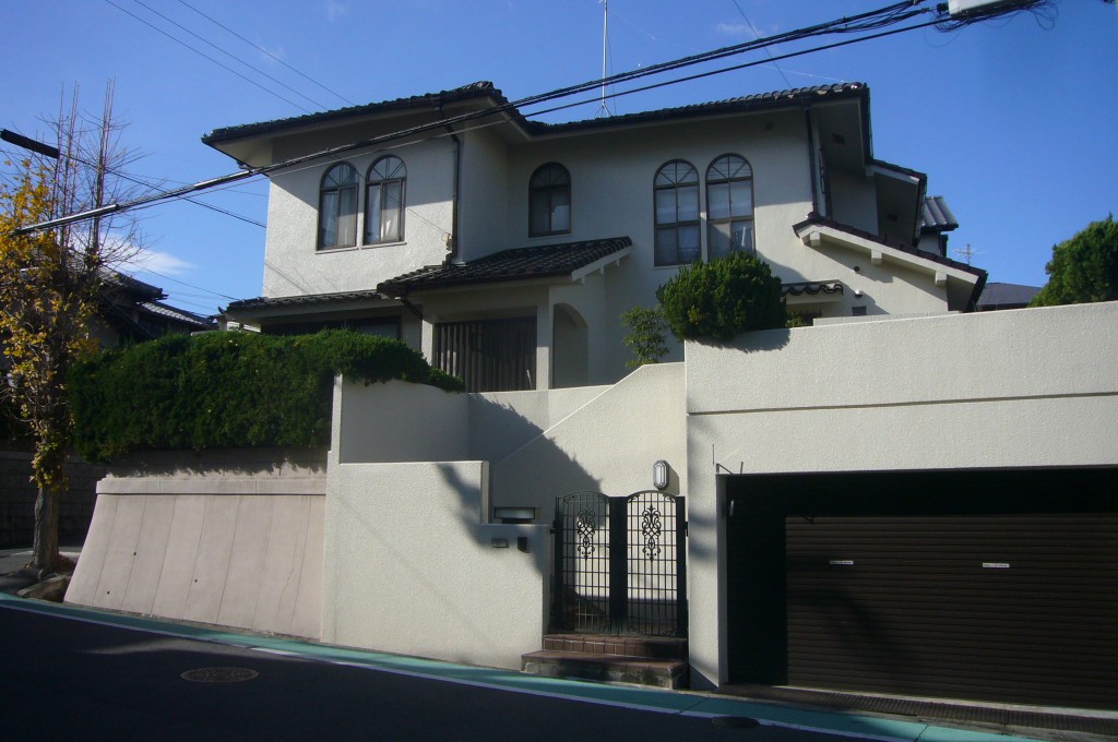 神戸市　外壁シリコン塗装工事