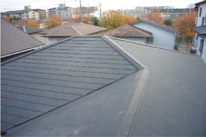 神戸市　カラーベスト屋根葺き替え工事の施工事例画像
