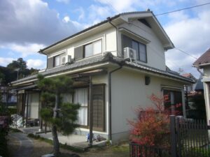 神戸市　外壁シリコン塗装工事の施工事例画像