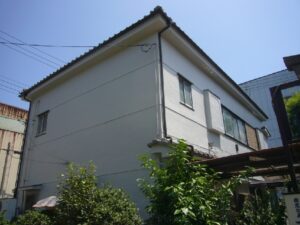 茨木市　外壁シリコン塗装の施工事例画像