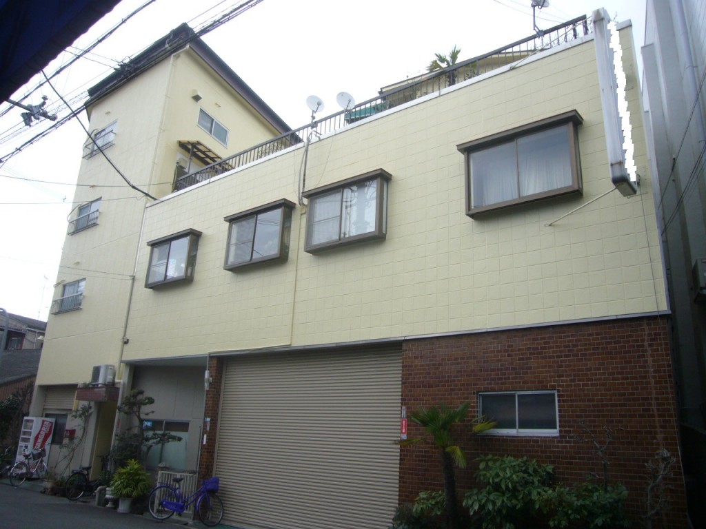 豊中市　施外壁シリコン塗装・瓦棒屋根塗装