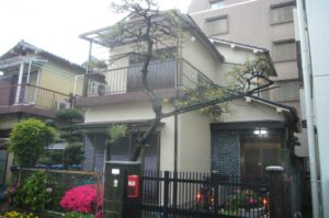 豊中市　外壁シリコン塗装工事、浴室天井塗装の施工事例画像