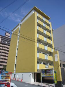 外壁シリコン塗装工事の施工事例画像