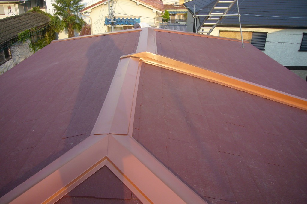 カラーベスト屋根葺替え（カバー工法）