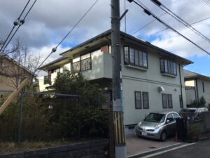 外壁パーフェクトトップ塗装　屋根シリコン塗装工事の施工事例画像