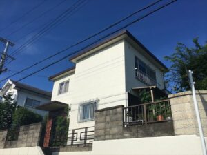 豊能町　Ａ様　外壁塗装・防水工事の施工事例画像