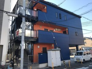 高槻市　N様邸　フッ素塗料による外壁改修工事の施工事例画像