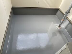 箕面市　ベランダ防水通気緩衝工法の施工事例画像