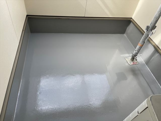 箕面市　ベランダ防水通気緩衝工法