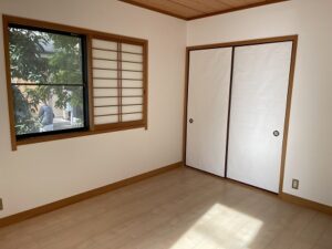 吹田市にて畳からフローリングへ施工しましましたの施工事例画像