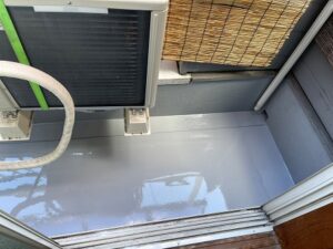 淀川区にてベランダ防水密着工法をおこないましたの施工事例画像