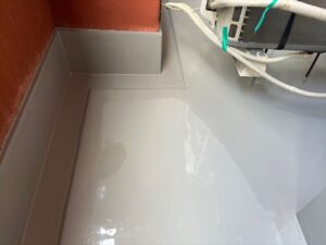 尼崎市にてマンション２階部分のベランダ防水工事を行いましたの施工事例画像