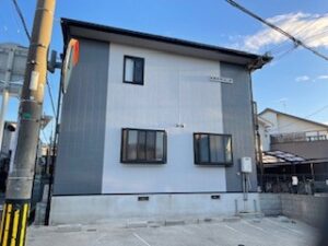 西宮市にてコーポの外壁塗装・屋根塗装工事を行いましたの施工事例画像
