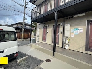 池田市にて廊下排水口を新設しました